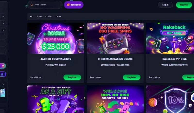 Testimonio del sitio web de Rainbet Casino