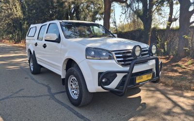 2019 GWM Steed 5E 2.0  VGT SX P/U D/C Diesel